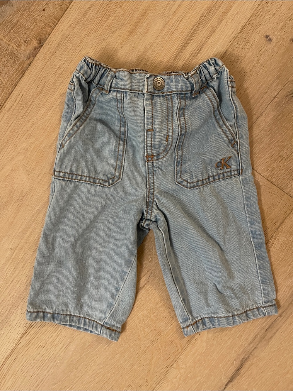Calvin Klein Light Wash Denim Kids Jeans Size 3-6 months